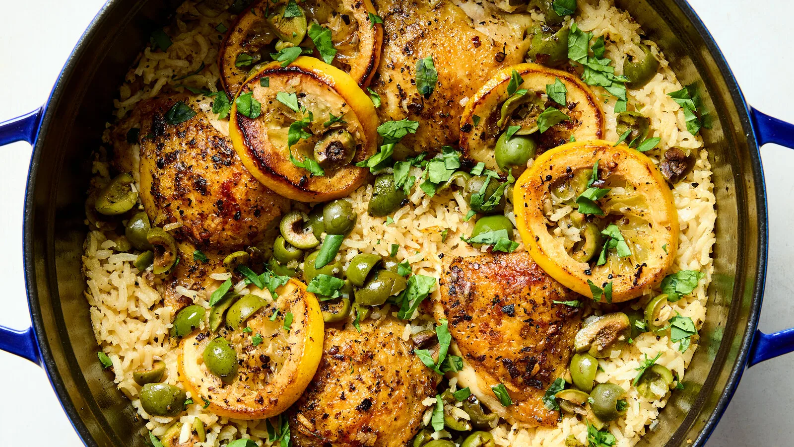 One-Pot Chicken and Rice With Caramelized Lemon