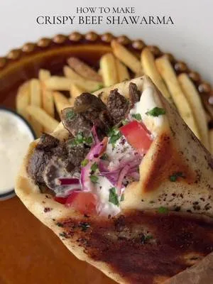Crispy Beef Shawarma