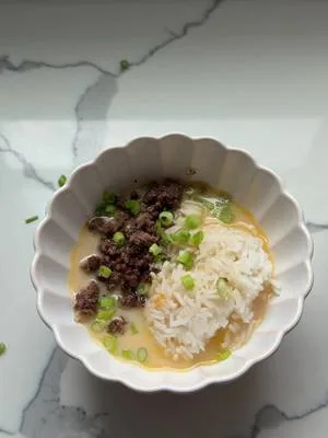 Creamy Spicy Beef Broth Bowl