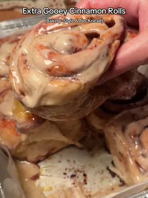 Extra Gooey Cinnamon Rolls (Bakery-Style & No-Knead)